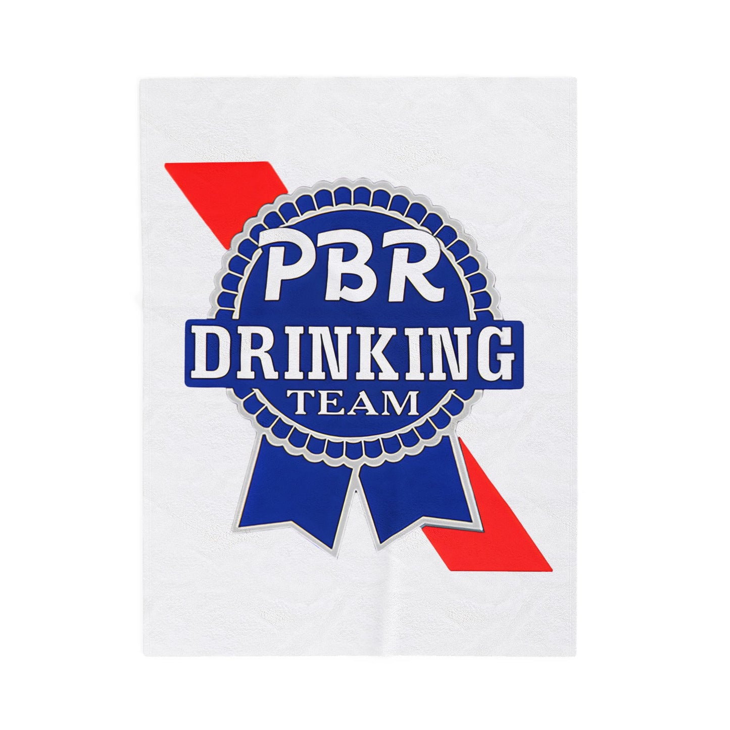 PBR Drinking Team Velveteen Plush Blanket