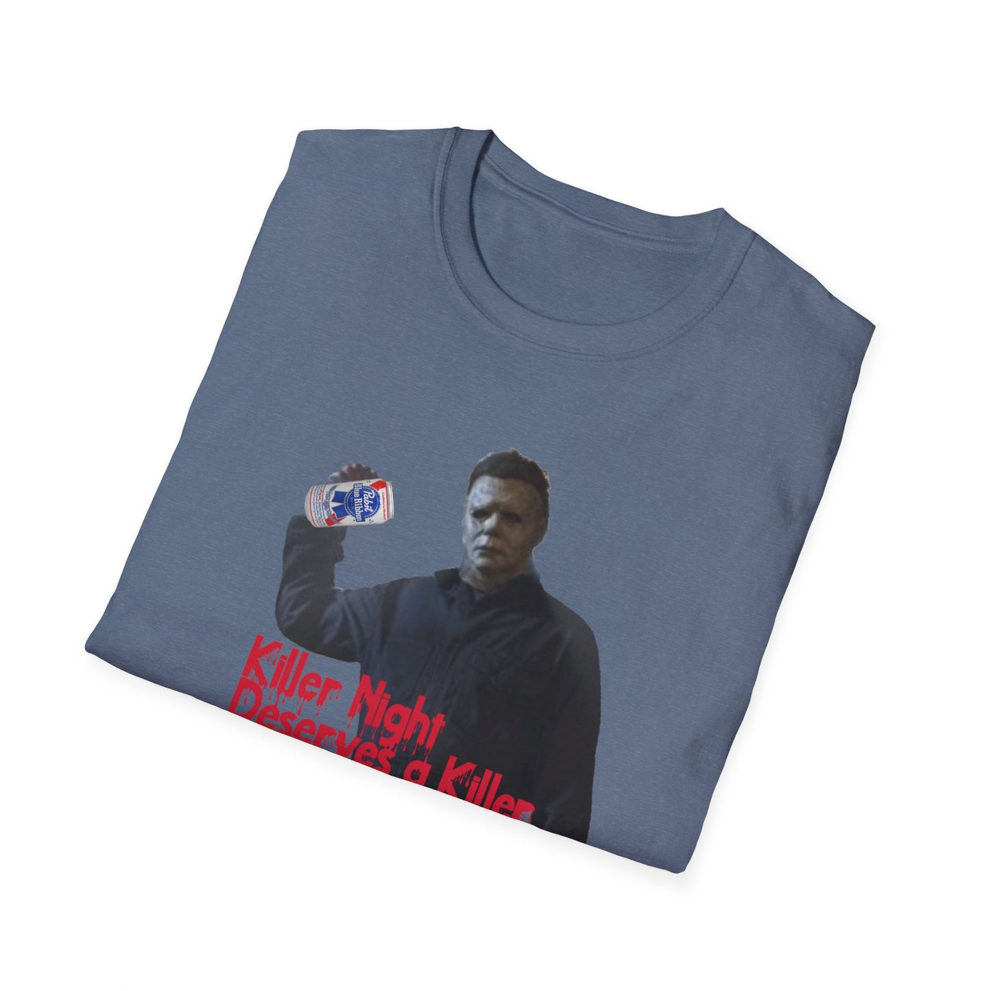 "Killer Night Deserves a Killer Beer" Unisex Softstyle T-Shirt