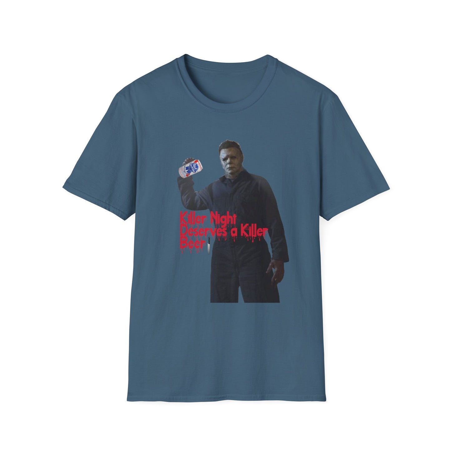 "Killer Night Deserves a Killer Beer" Unisex Softstyle T-Shirt