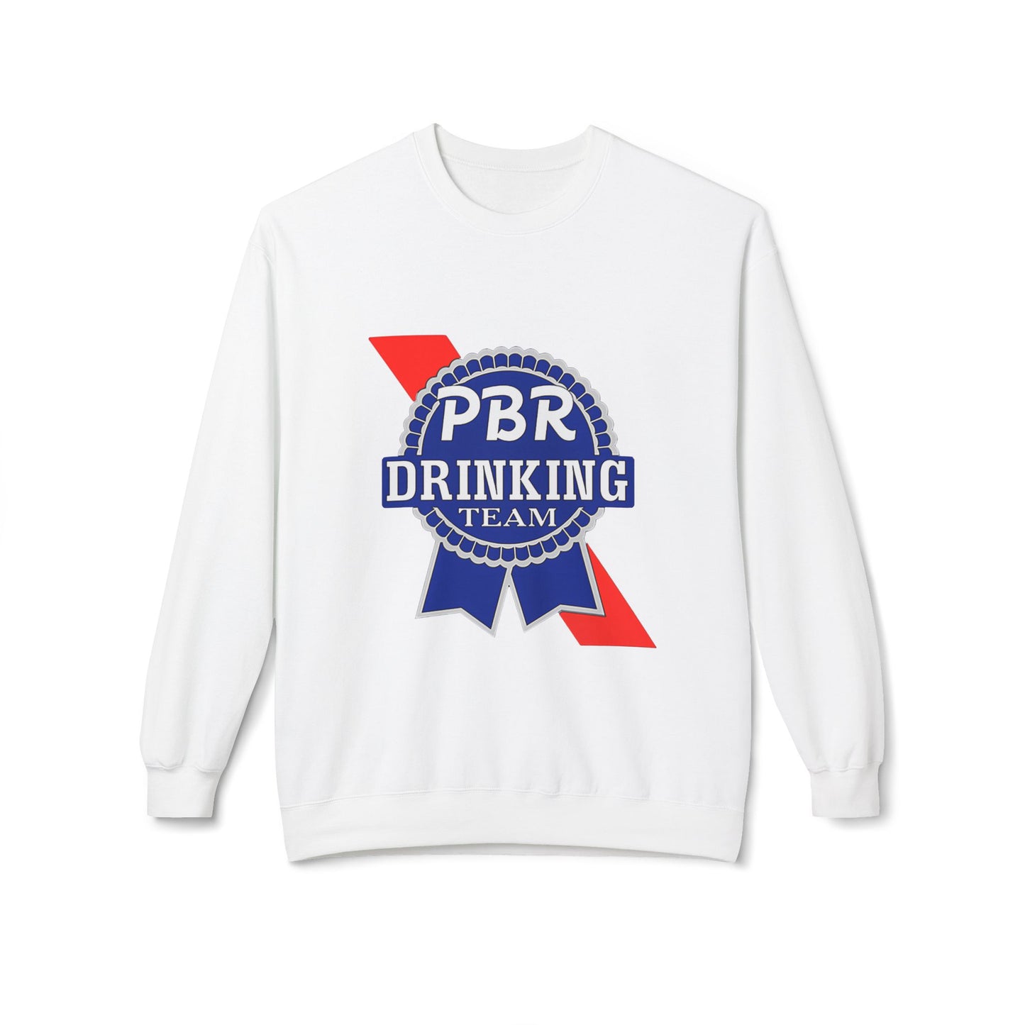 PBR Drinking Team Unisex Midweight Softstyle Fleece Crewneck Sweatshirt
