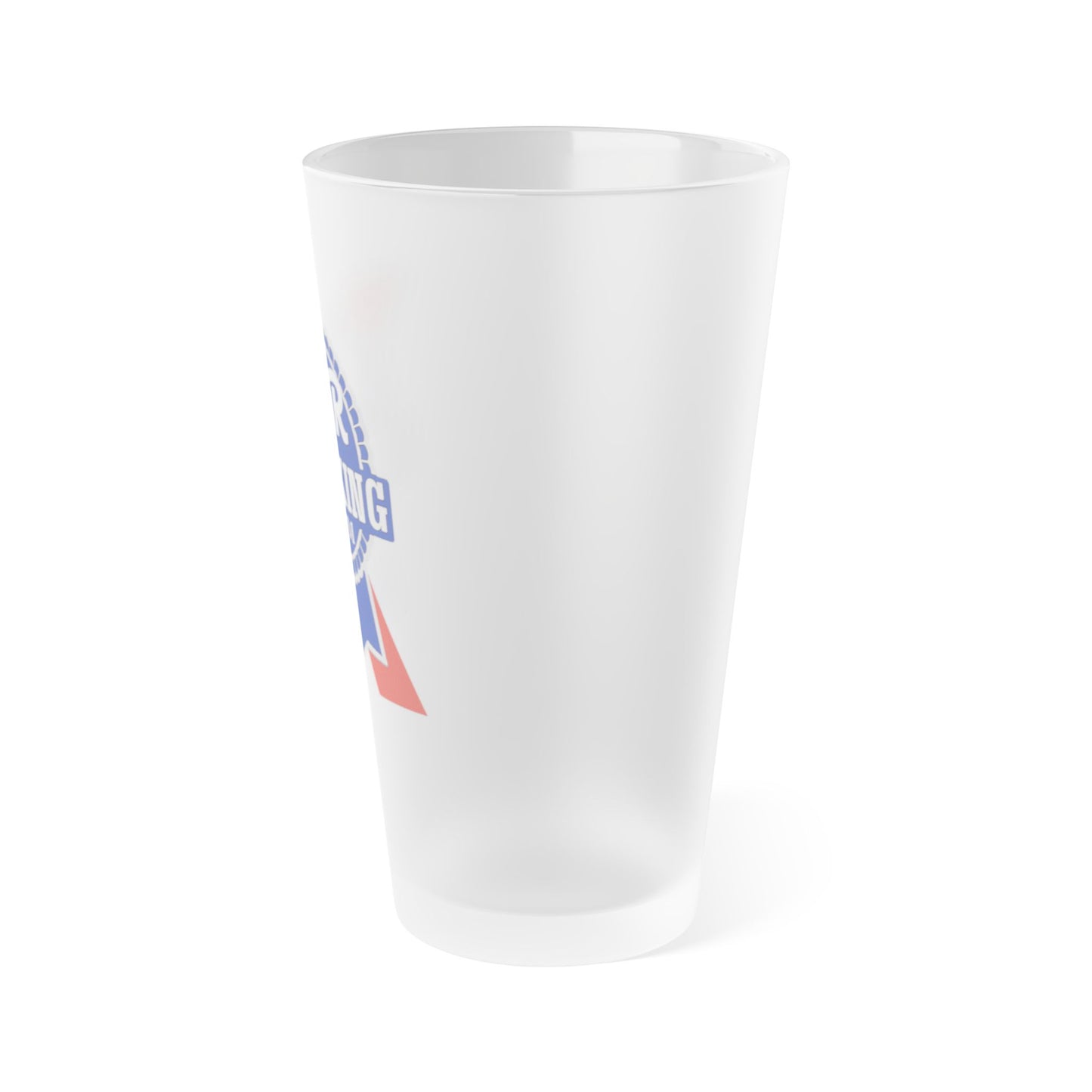 PBR Drinking Team Frosted Pint Glass, 16oz