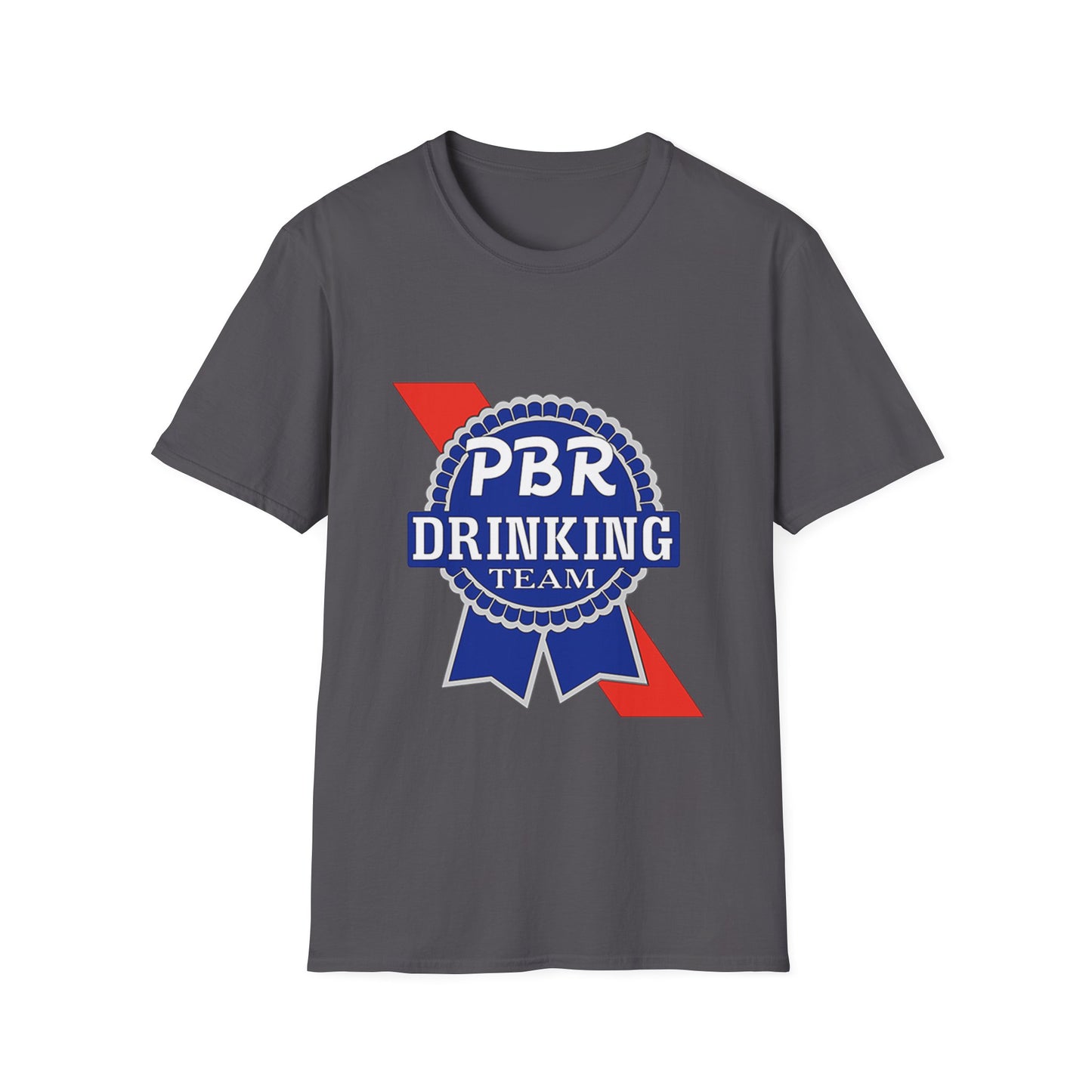 PBR Drinking TeamUnisex Softstyle T-Shirt