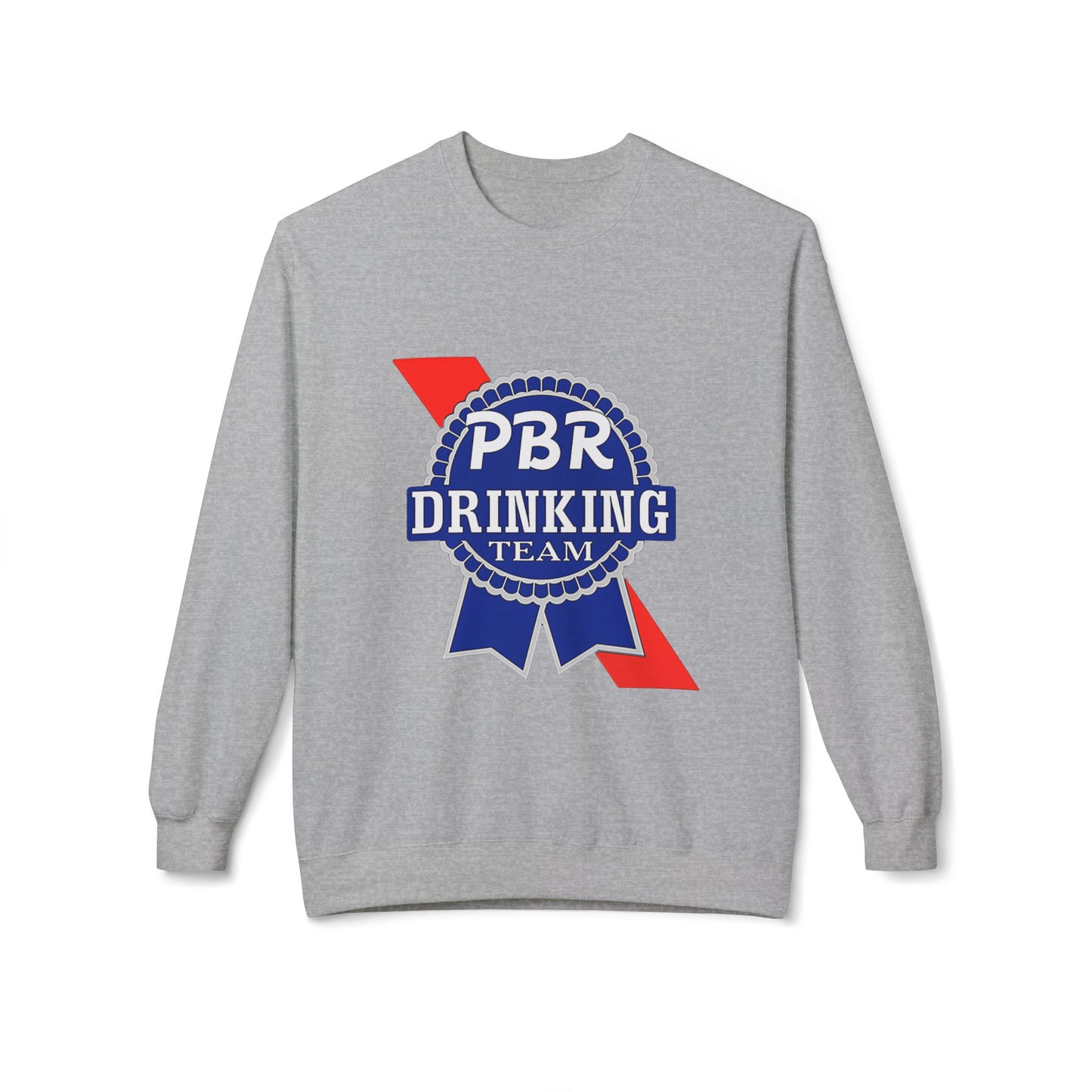 PBR Drinking Team Unisex Midweight Softstyle Fleece Crewneck Sweatshirt