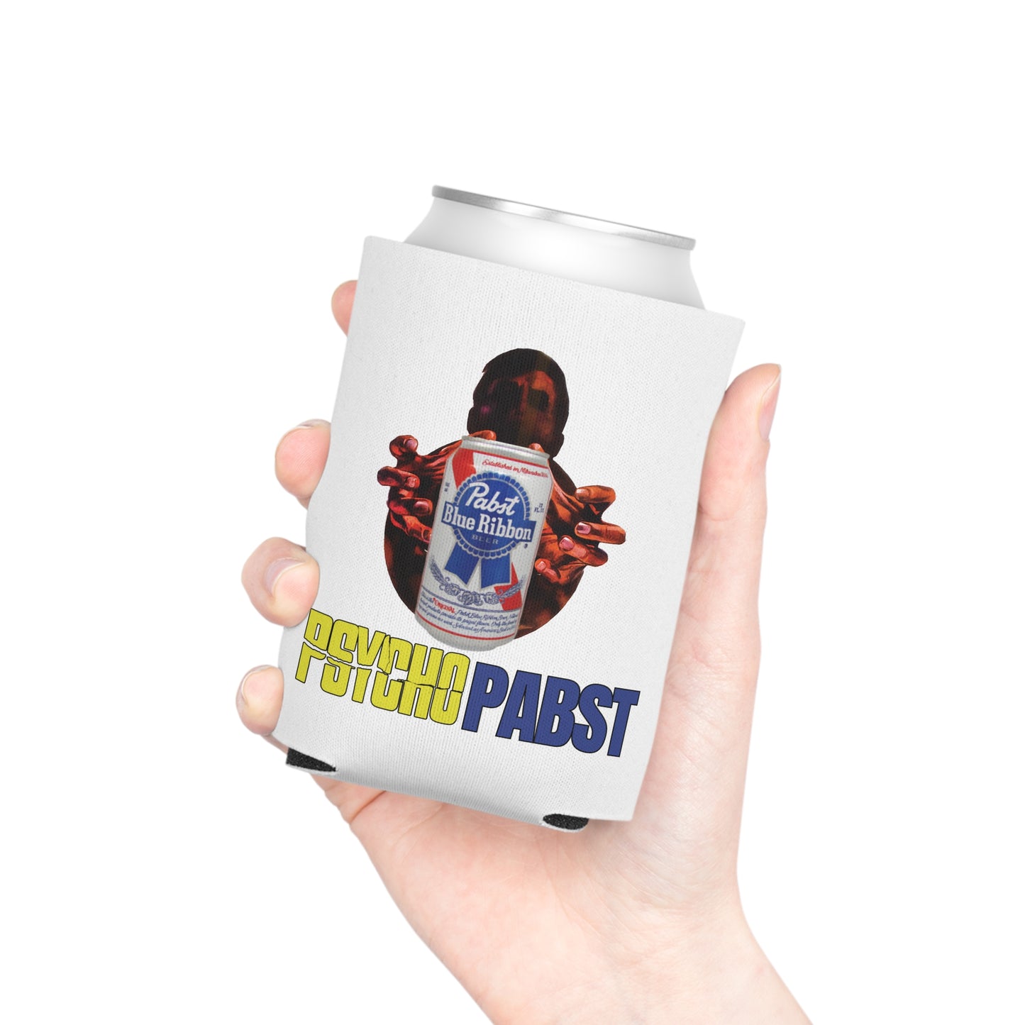 "PSYCHOPABST" Halloween Koozie 🔪