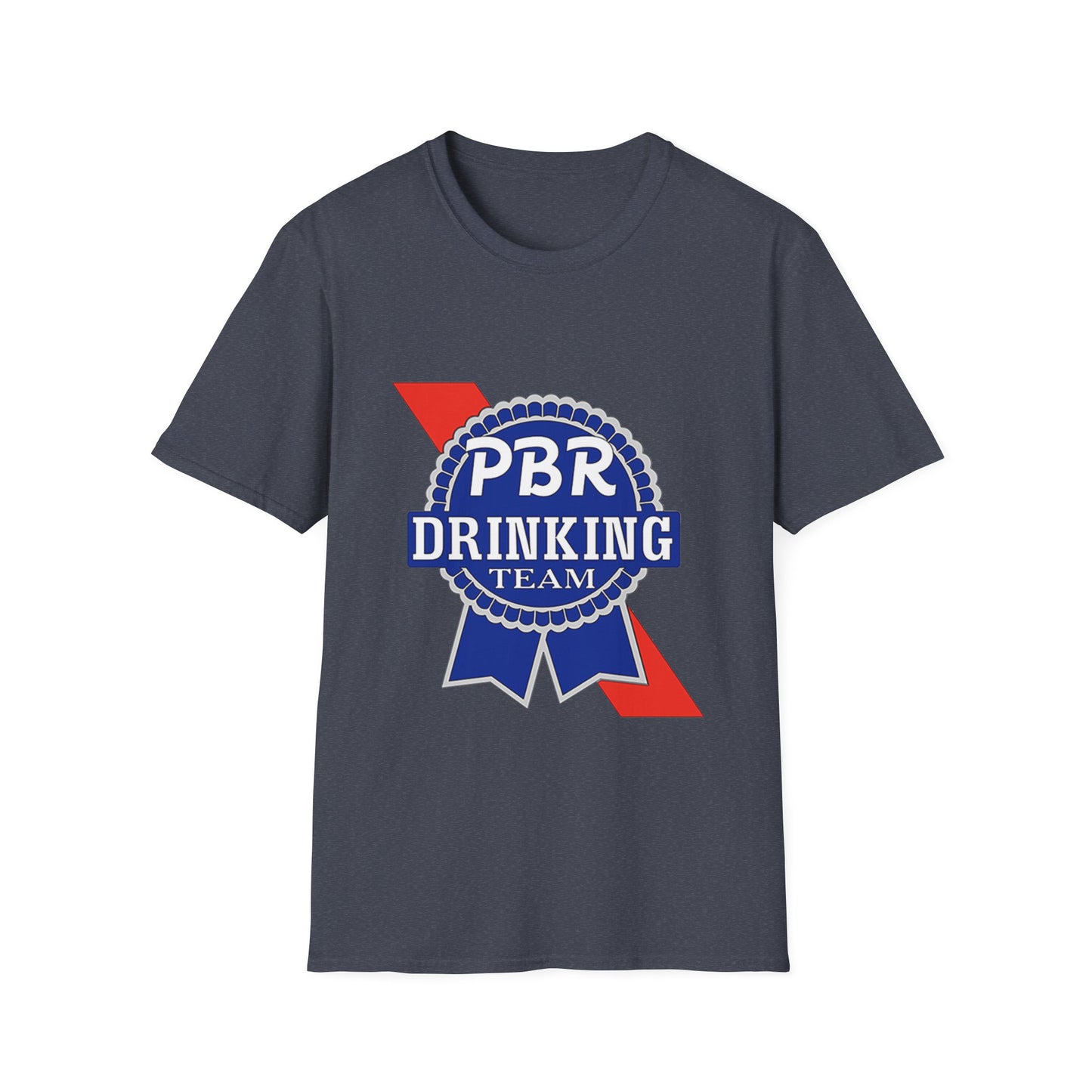 PBR Drinking TeamUnisex Softstyle T-Shirt