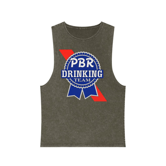 PBR Drinking Team Unisex Stonewash Tank Top