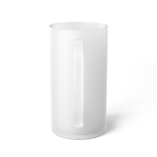 PBR Drinking Team Frosted Glass Beer Mug