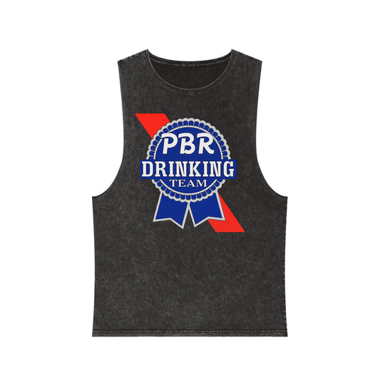 PBR Drinking Team Unisex Stonewash Tank Top