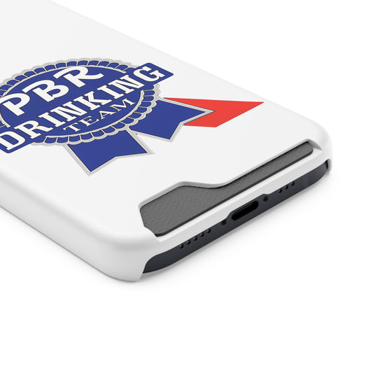 PBR drinking team Phone Case With Card Holder