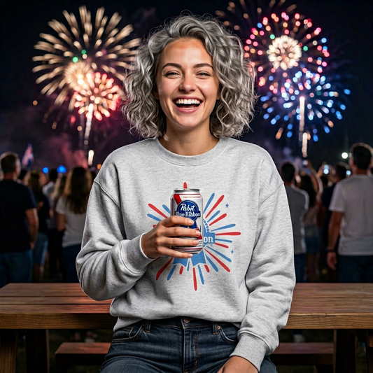 Stars, Stripes & Cold Sips Crewneck