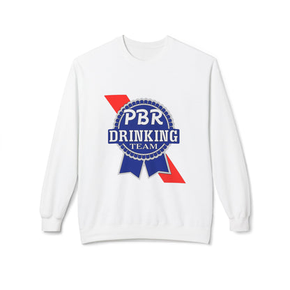 PBR Drinking Team Unisex Midweight Softstyle Fleece Crewneck Sweatshirt