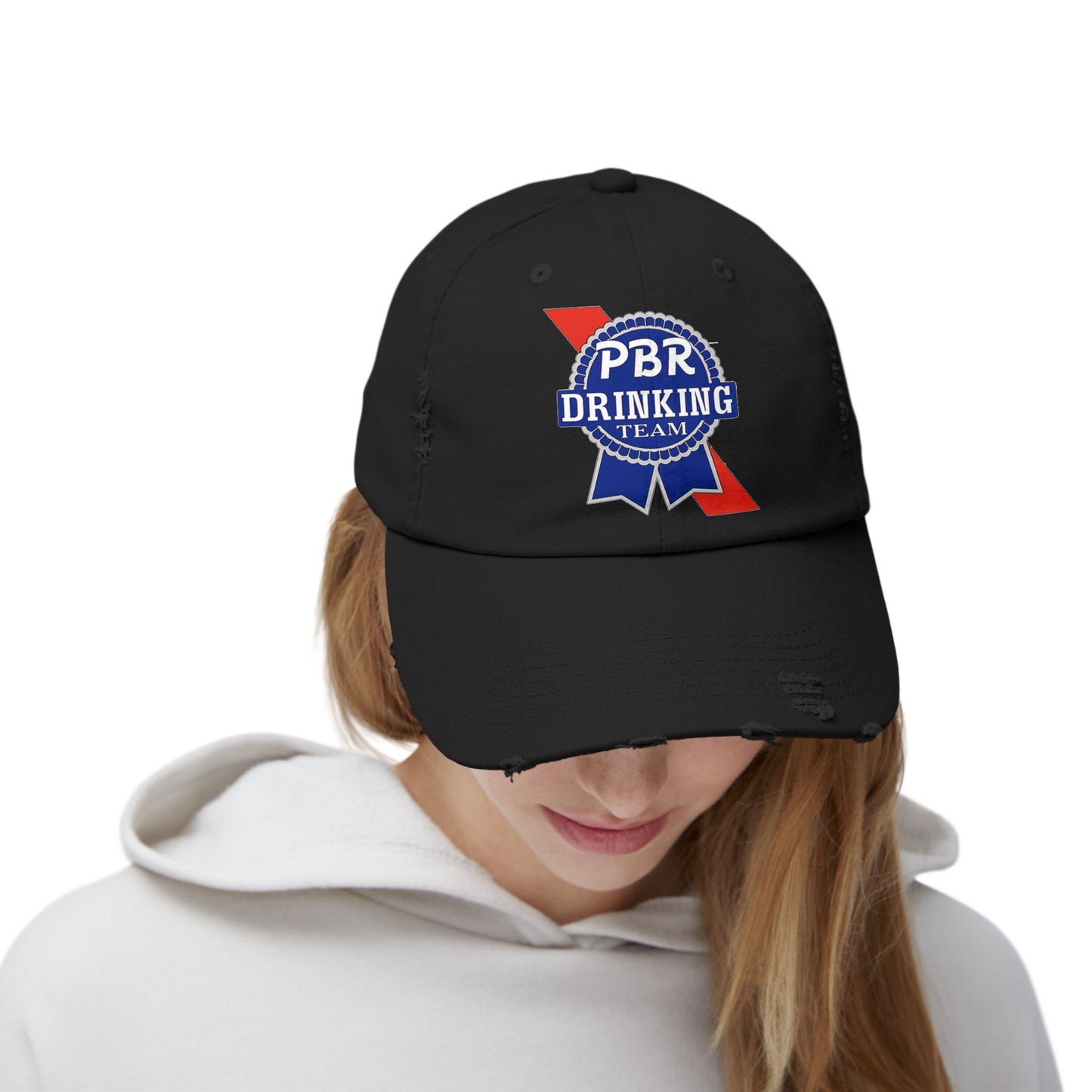PBR Drinking Team Unisex Distressed Cap