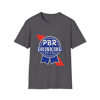 PBR Drinking TeamUnisex Softstyle T-Shirt