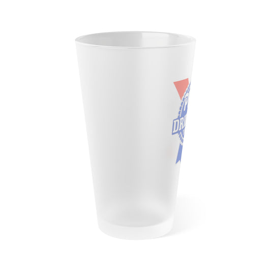 PBR Drinking Team Frosted Pint Glass, 16oz