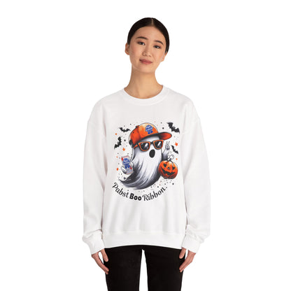 "Pabst Boo Ribbon" Unisex Heavy Blend™ Crewneck Sweatshirt