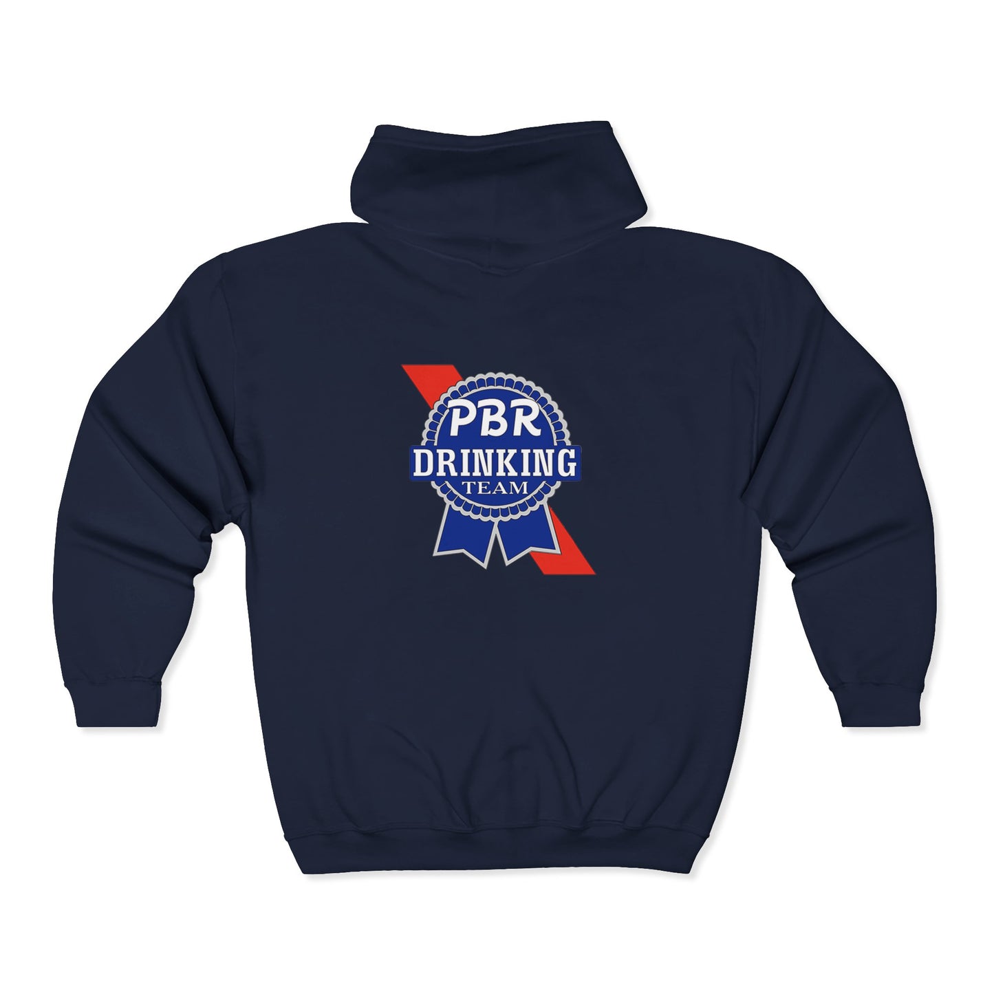 PBR Drinking Team Unisex Heavy Blend™ Full Zip Hooded Sweatshirt