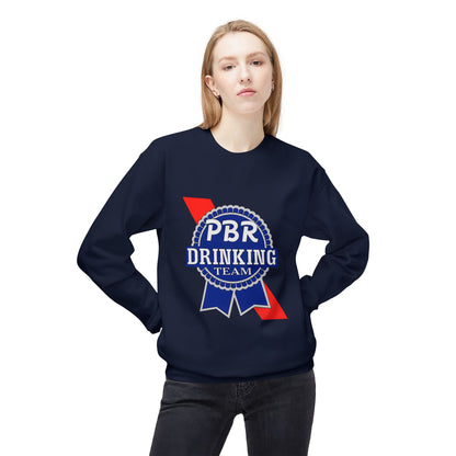 PBR Drinking Team Unisex Midweight Softstyle Fleece Crewneck Sweatshirt