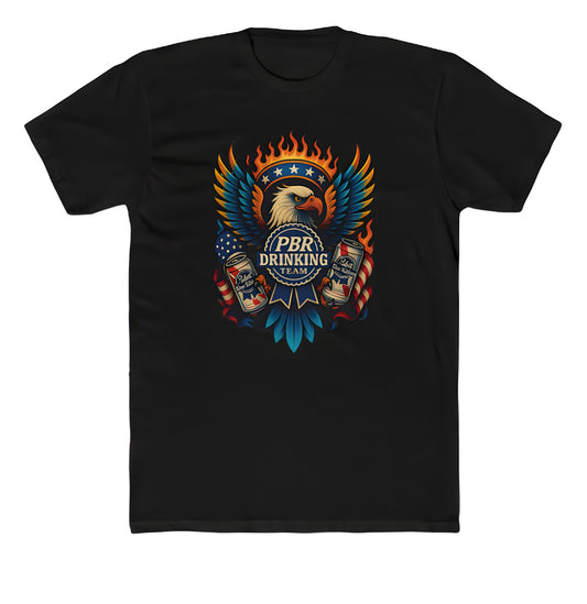 Freedom, Flames & Foam PBR Drinking Team T-Shirt