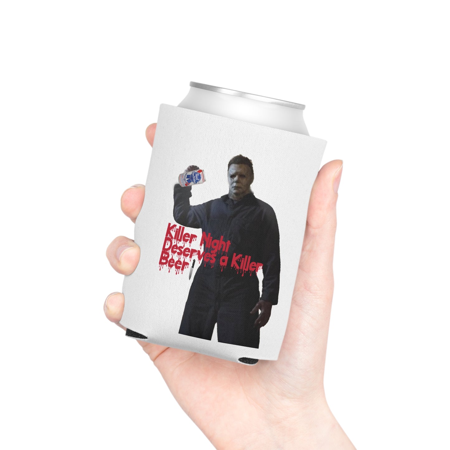 Michael Meyers "Killer Night Deserves a Killer Beer" Koozie! 🔪
