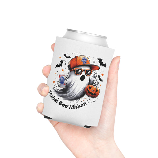 "Pabst Boo Ribbon" Halloween Beer Koozie 🎃