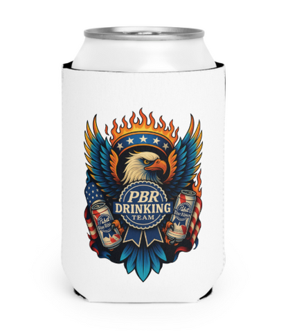 Freedom, Flames & Foam PBR Drinking Team Koozie
