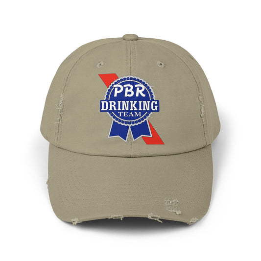 PBR Drinking Team Unisex Distressed Cap