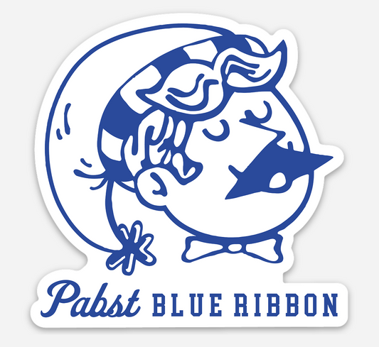Cool Blue is Back in a Sticker: PBR’s Original Party Legend