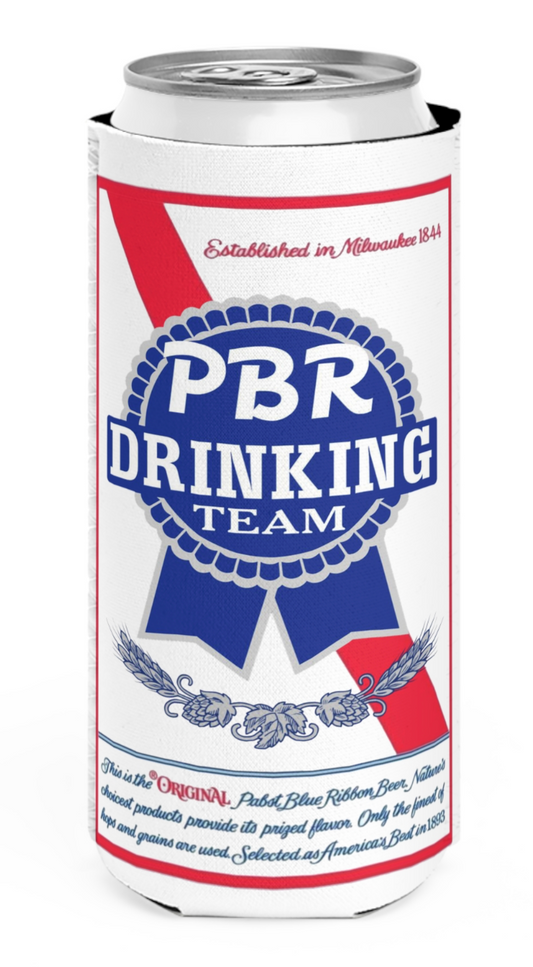 PBR Drinking Team Tallboy Koozie